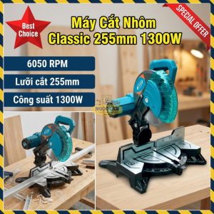 Máy Cắt Nhôm Điện Classic 255mm 1300W Chuyên Nghiệp
