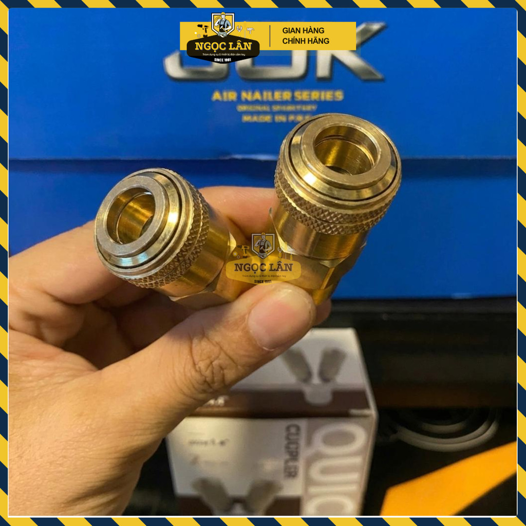 Y Chia 2 Khí Nén Nối Nhanh Ren Trong 13mm Cao Cấp - Ảnh 5