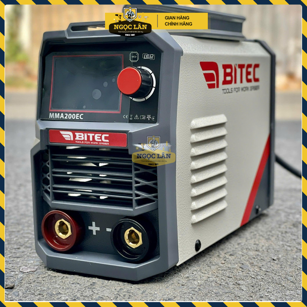 Máy Hàn Que Bitec IGBT 200A MMA200EC Dùng Que 2.5mm Gọn Nhẹ - Ảnh 3