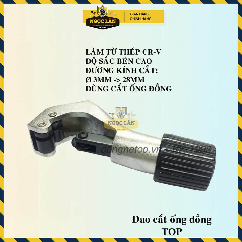 Chính hãng Dao Cắt Ống Đồng TOP CR-V 3-28mm cho Điện Lạnh - Ảnh 2