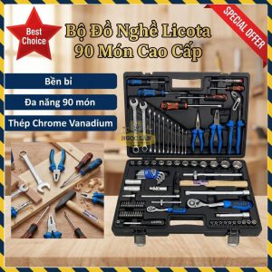 Bộ Đồ Nghề Sửa Chữa Licota 90 Món Đa Năng Chuyên Nghiệp