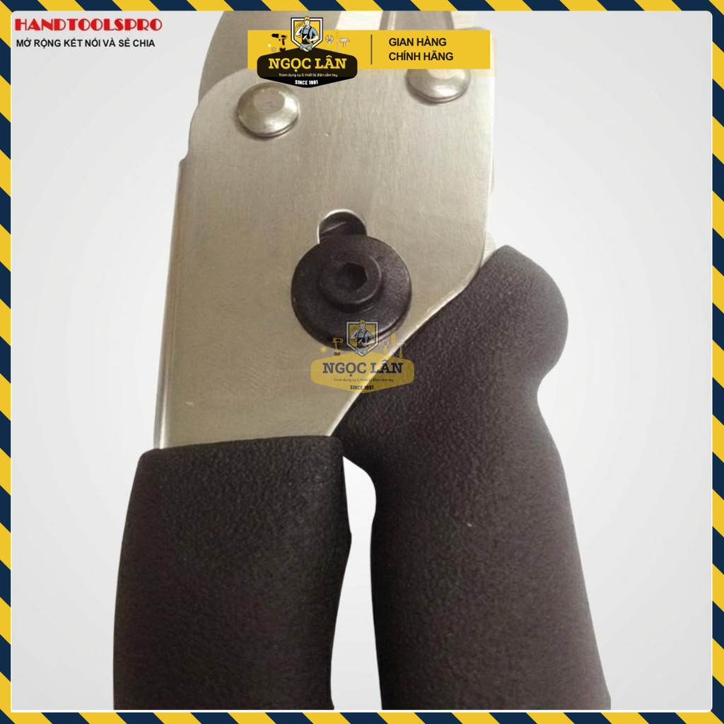 Kéo Cắt Cành TOP 9 Inch Cán Nhung Lưỡi Inox Chống Gỉ - Ảnh 4