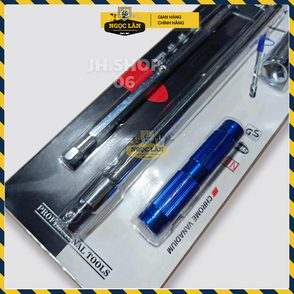 Chính hãng CRV Cần Chữ T Vặn Bulong 4 Đầu Đa Năng 1/2 3/8 1/4 10mm Bền Bỉ - Ảnh 4