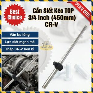 Cần Siết TOP Đầu Trượt 3/4 Inch (450mm) CR-V Vặn Bu Lông