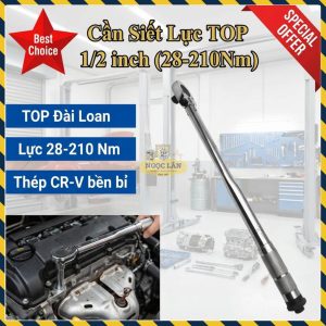 Cần Siết Chỉnh Lực TOP 1/2 inch (28-210 Nm) CR-V Chính Hãng