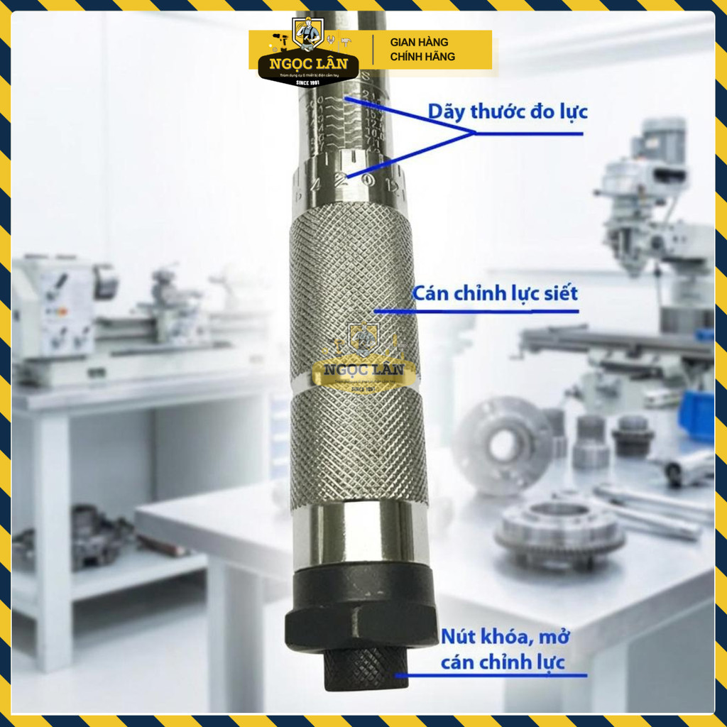 Cần Siết Chỉnh Lực TOP 1/2 inch (28-210 Nm) CR-V Chính Hãng - Ảnh 8