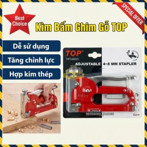Chính hãng Dụng Cụ Bấm Đinh Ghim Tăng Top cho Gỗ, Ván Ép