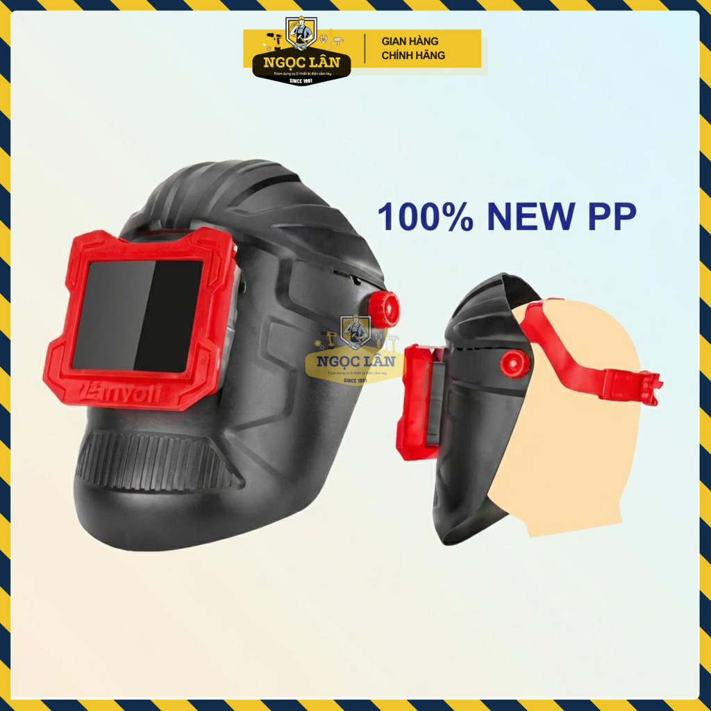 Mặt Nạ Hàn Emtop EWHT0106 Kính Di Động Chất Liệu PP - Ảnh 2
