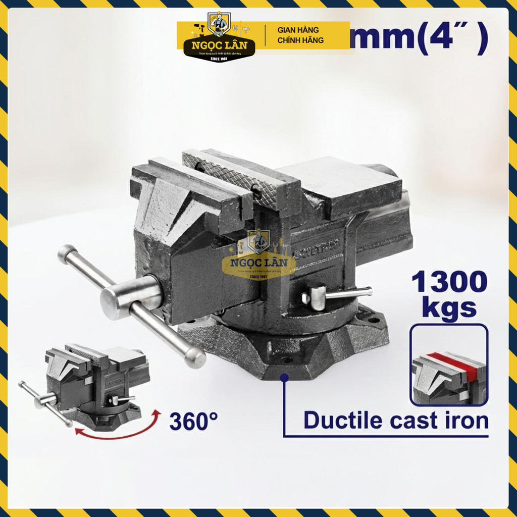 Ê Tô Kẹp Đế Xoay Emtop 4 Inch EBVE0401 - Ảnh 4