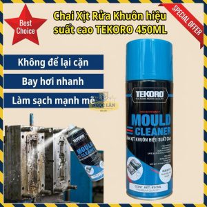TEKORO Xịt Rửa Khuôn Nội Địa Trung 450ML, Bay Hơi Nhanh, Bảo Vệ Kim Loại