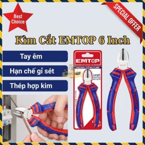 Kìm Cắt EMTOP 6 Inch Chống Gỉ EPLRD0611