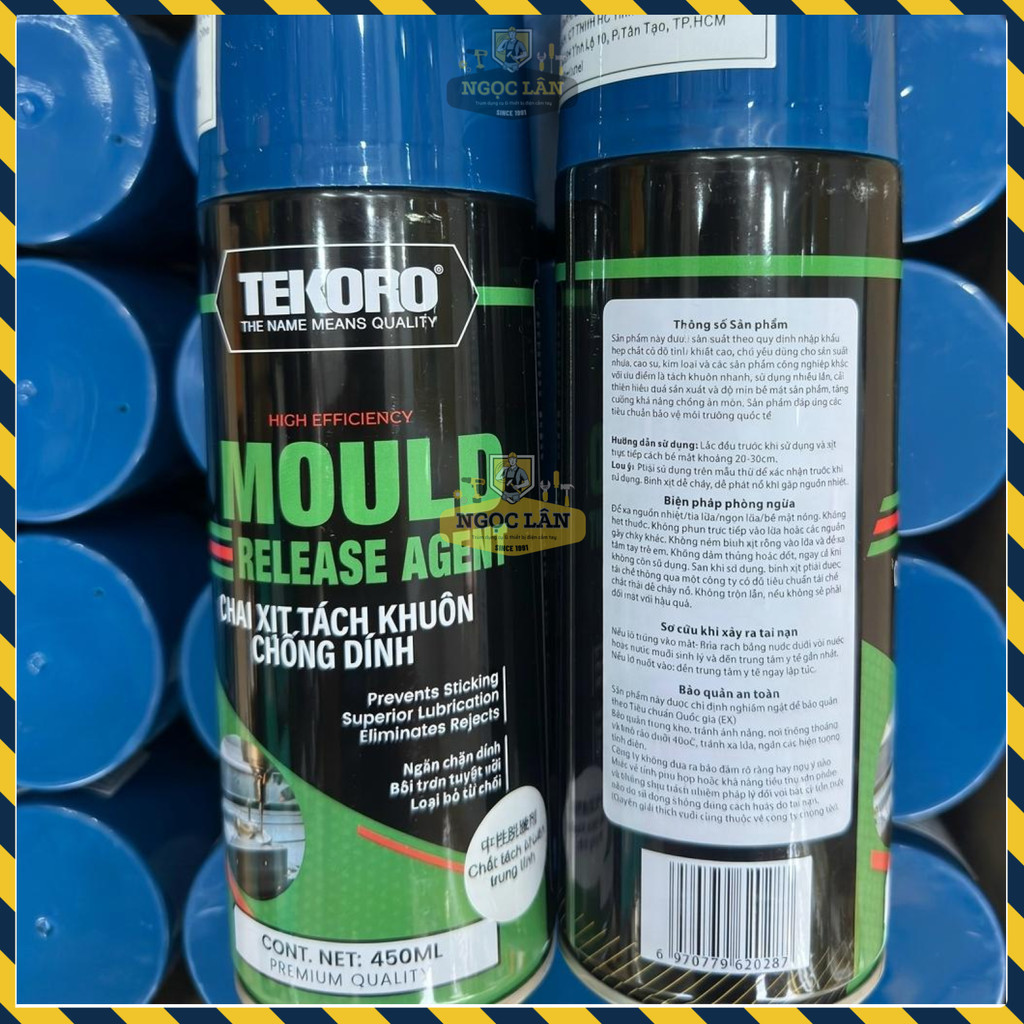 TEKORO Xịt Tách Khuôn Chống Dính Trung Tính 450ML - Ảnh 5