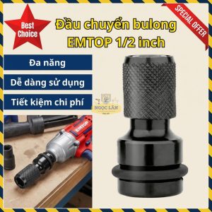Bộ Chuyển Đầu Bulong Sang Lục Giác EMTOP 1/2 inch (ESBH0501)