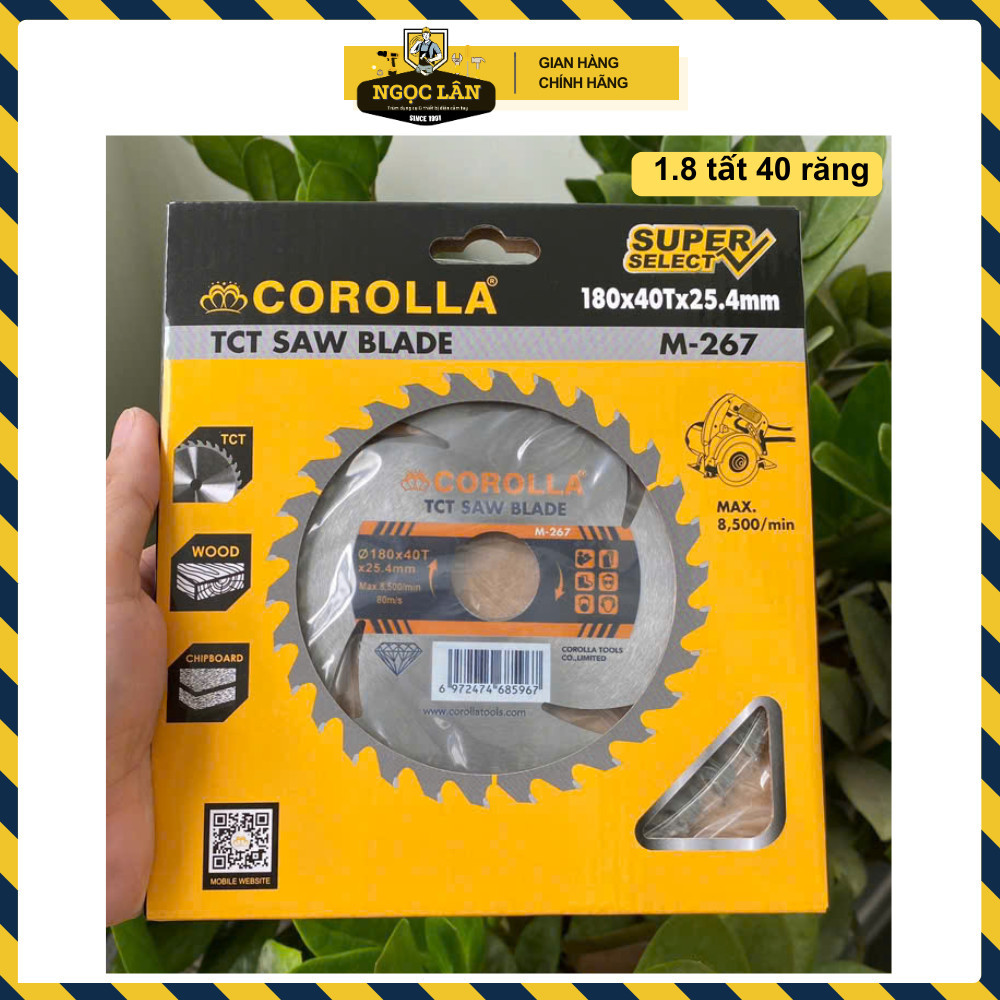 Lưỡi cưa gỗ ván cốp pha Corolla A2 110x30Tx20mm sắc bén cao cấp - Ảnh 9