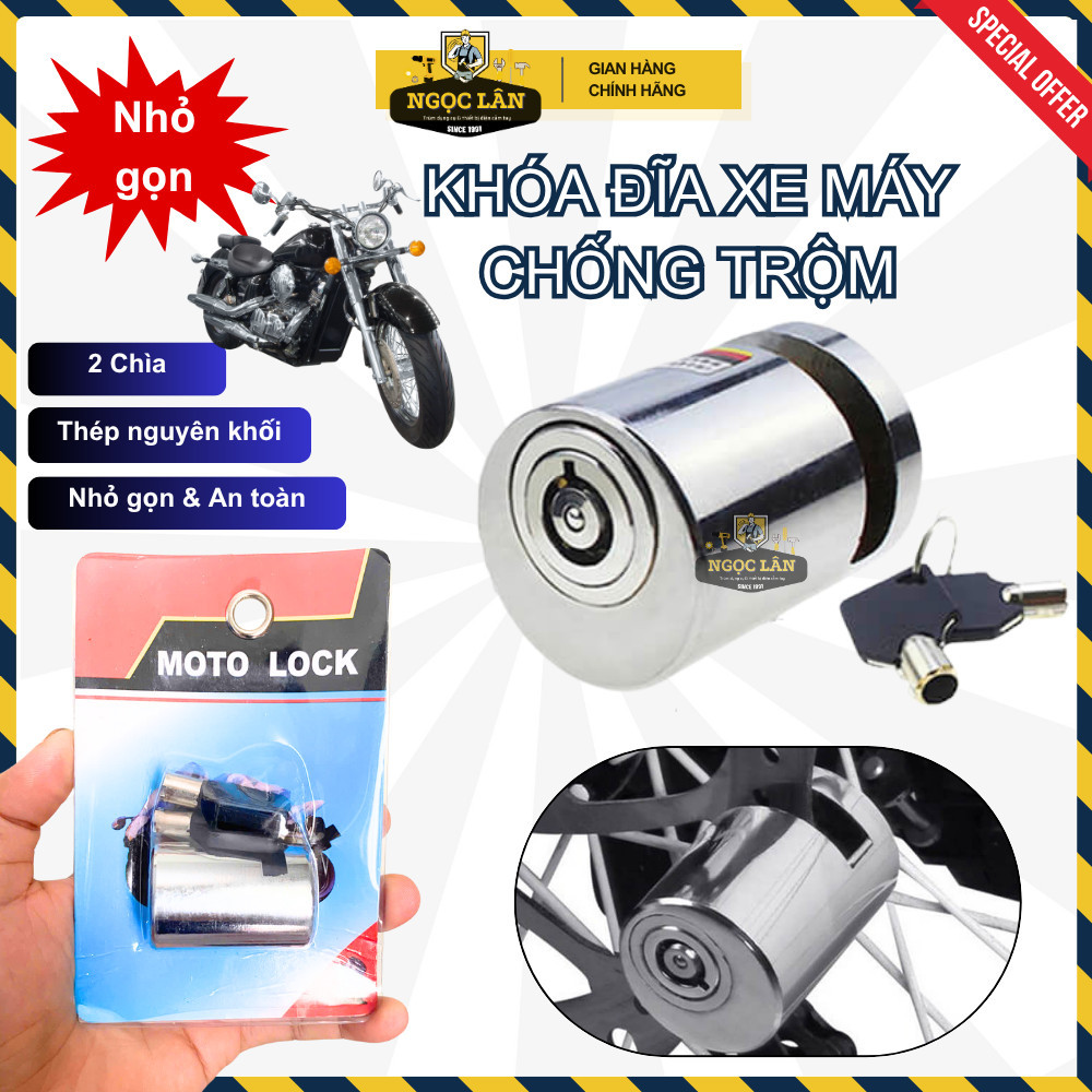 Khóa thắng đĩa chống trộm xe máy - Khóa càng