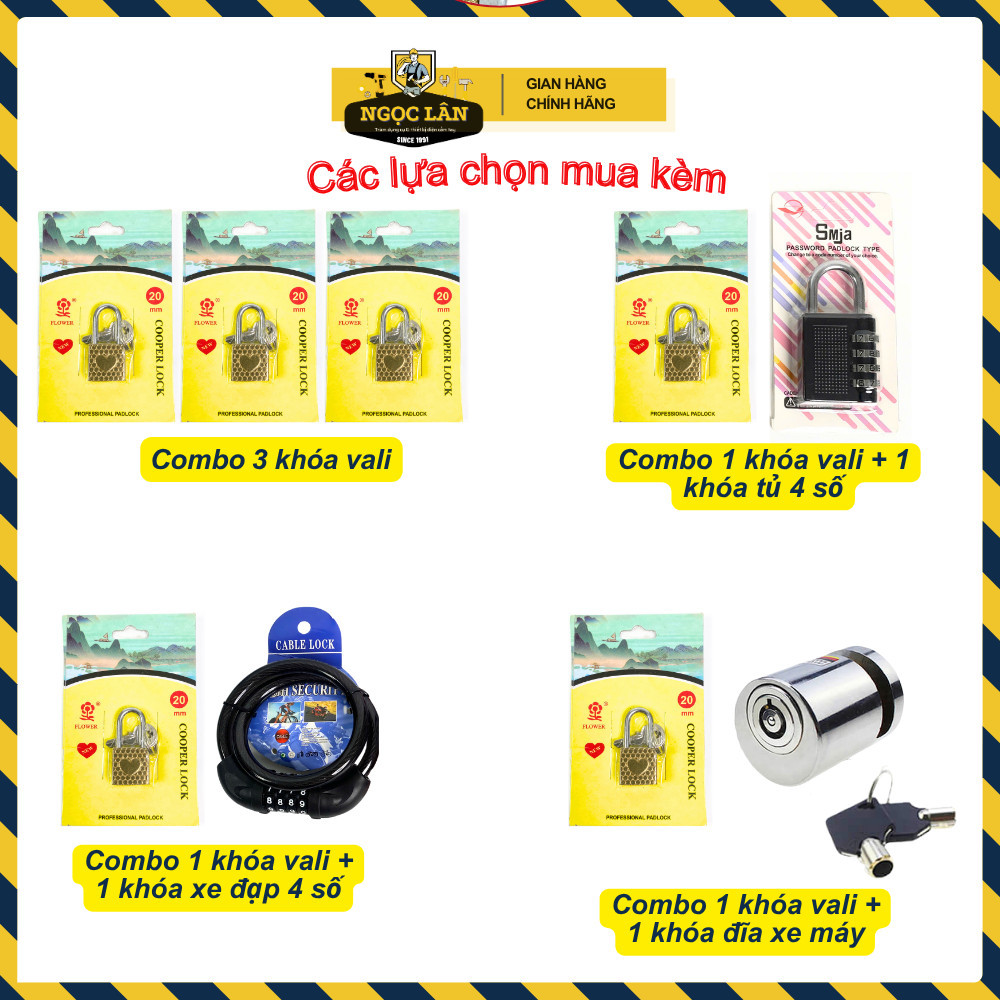 Ổ khóa mini 2 phân khóa vali, tủ nhỏ, hình Trái tim, kèm 2 chìa - Ảnh 6