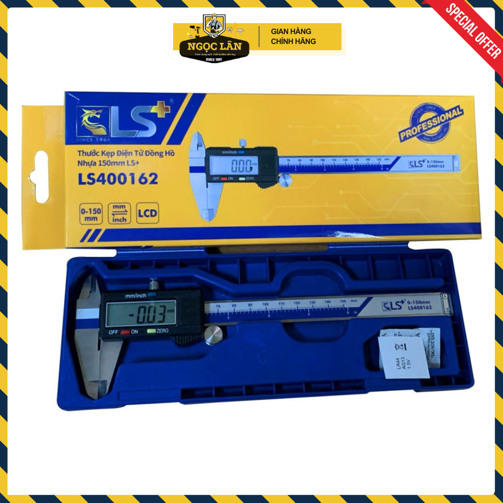 Thước kẹp điện tử LS+ Chính hãng 150mm (Hợp kim & Nhựa) - Ảnh 6