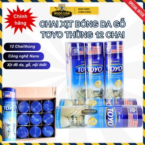 Xịt bóng TOYO 500ml làm sạch, đánh bóng, làm mới đồ da & đồ gỗ