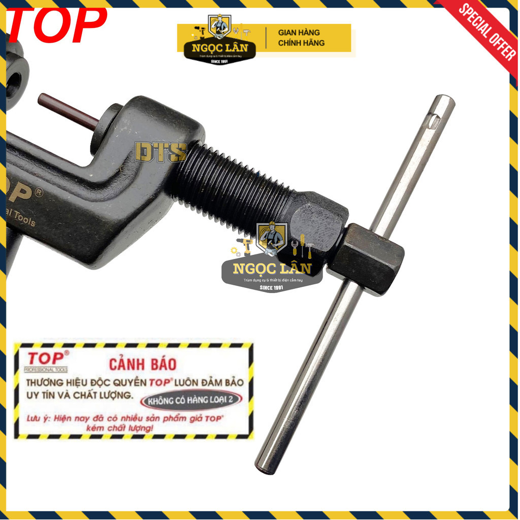 Cảo mắt sên TOP, Vam đột xích xe máy 3.6mm 4.8mm thép đúc - Ảnh 8