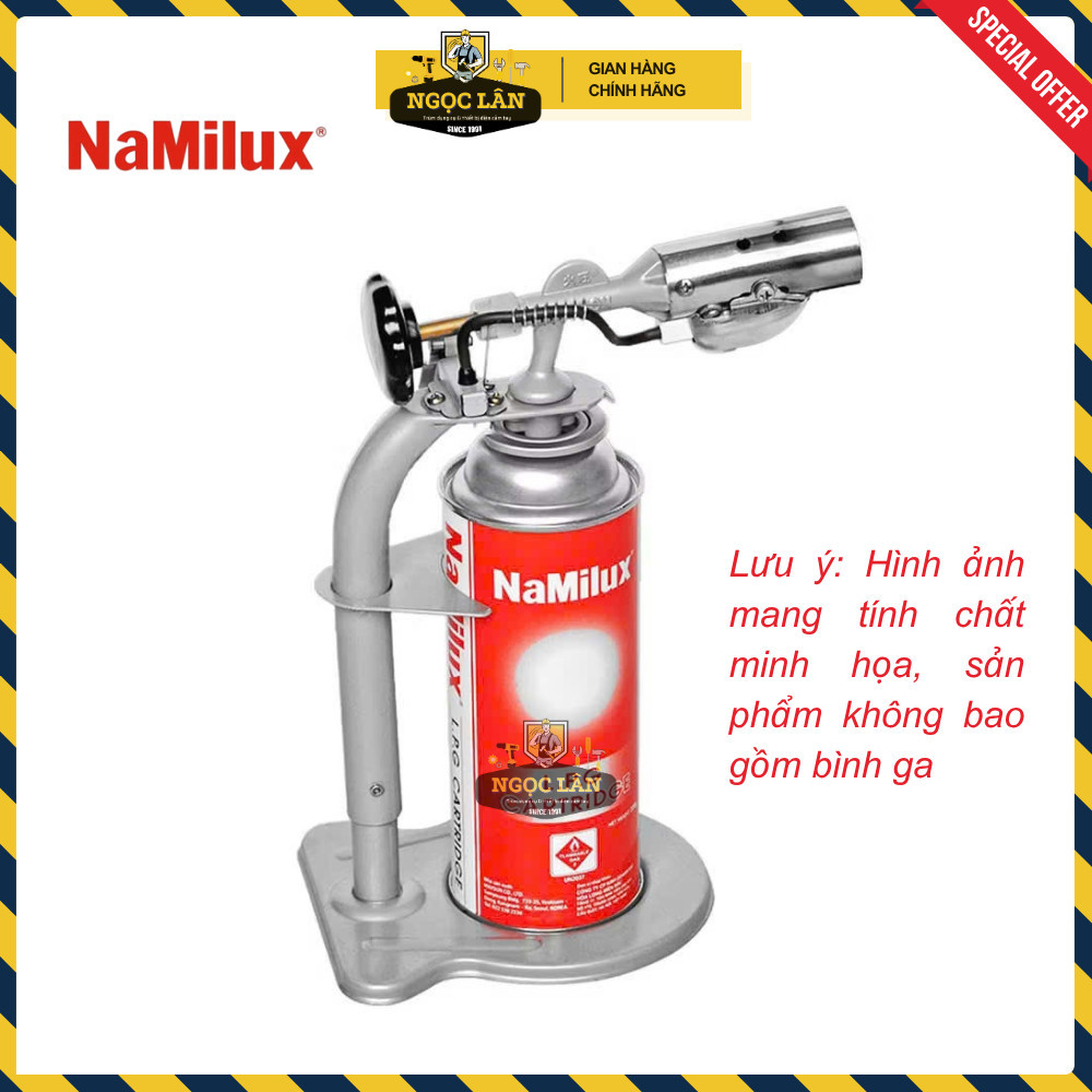 Chính hãng Namilux NA-191SP Khò gas Đèn khò có đế - Ảnh 2