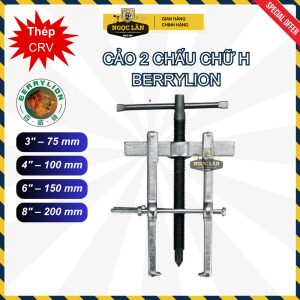 Cảo Bạc Đạn 2 Chấu Chữ H BERRYLION 3",4",6",8" Thép Hợp Kim CRV