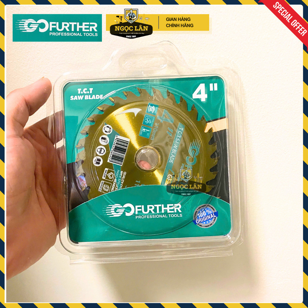 Lưỡi Cắt Cưa Gỗ GOFURTHER 110x20mm 30 Răng, Max 80m/s - Ảnh 2