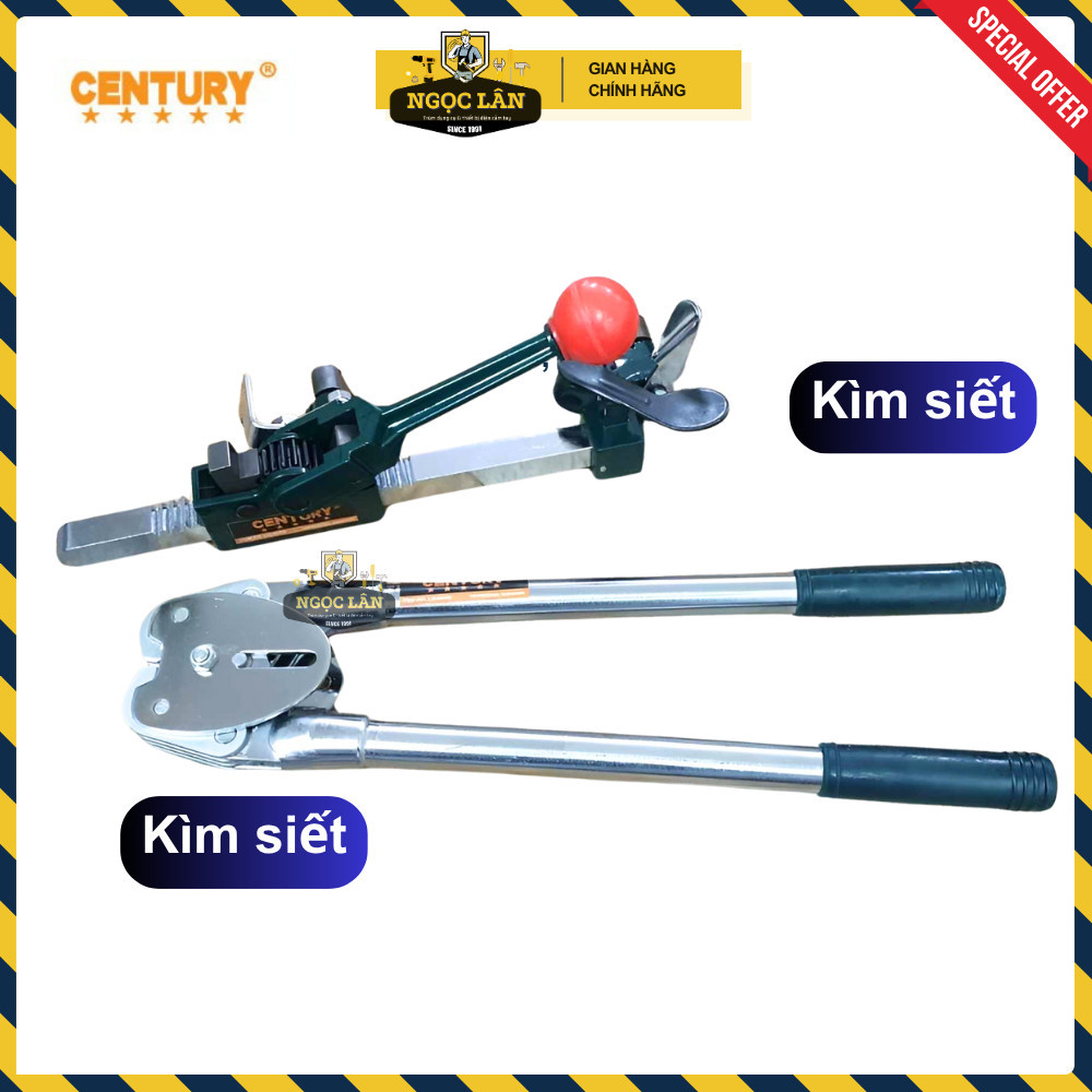 Máy Siết Dây Đai Thùng CENTURY 5/8"-16mm cho dây nhựa (LU-SDTN) - Ảnh 6
