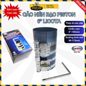 Cảo nén, vô bạc Piston 6" (150mm) Licota ATA-0238 Đài Loan cao cấp