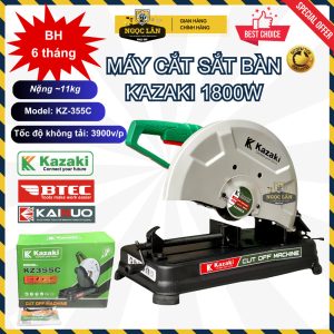 Máy cắt sắt bàn Kazaki KZ-355C, lưỡi 355mm, công suất 1800W