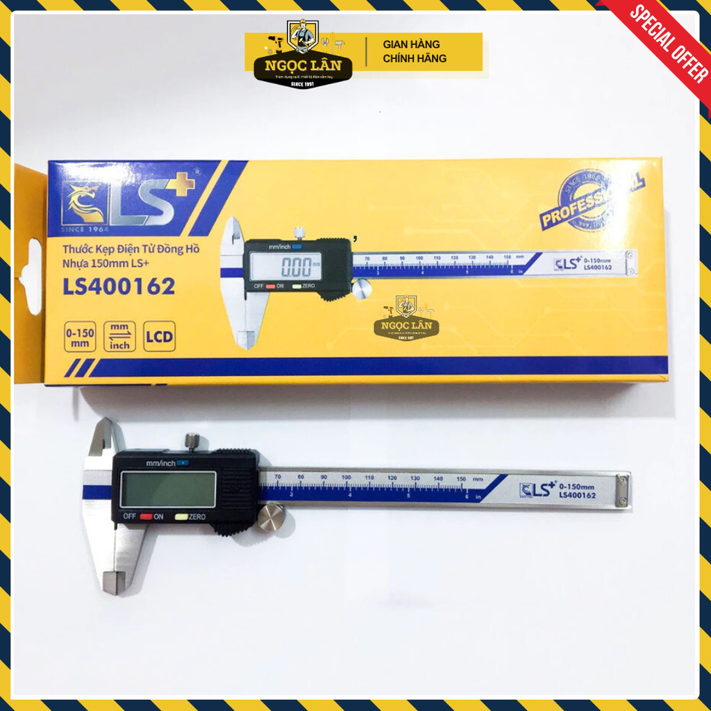 Thước kẹp điện tử LS+ Chính hãng 150mm (Hợp kim & Nhựa) - Ảnh 5