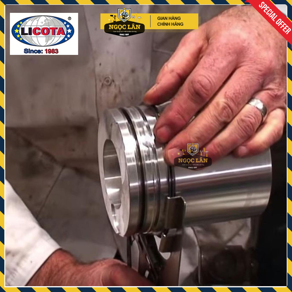Kìm Vô Bạc Piston Licota 110-160mm Chính Hãng Cao Cấp Đài Loan - Ảnh 6