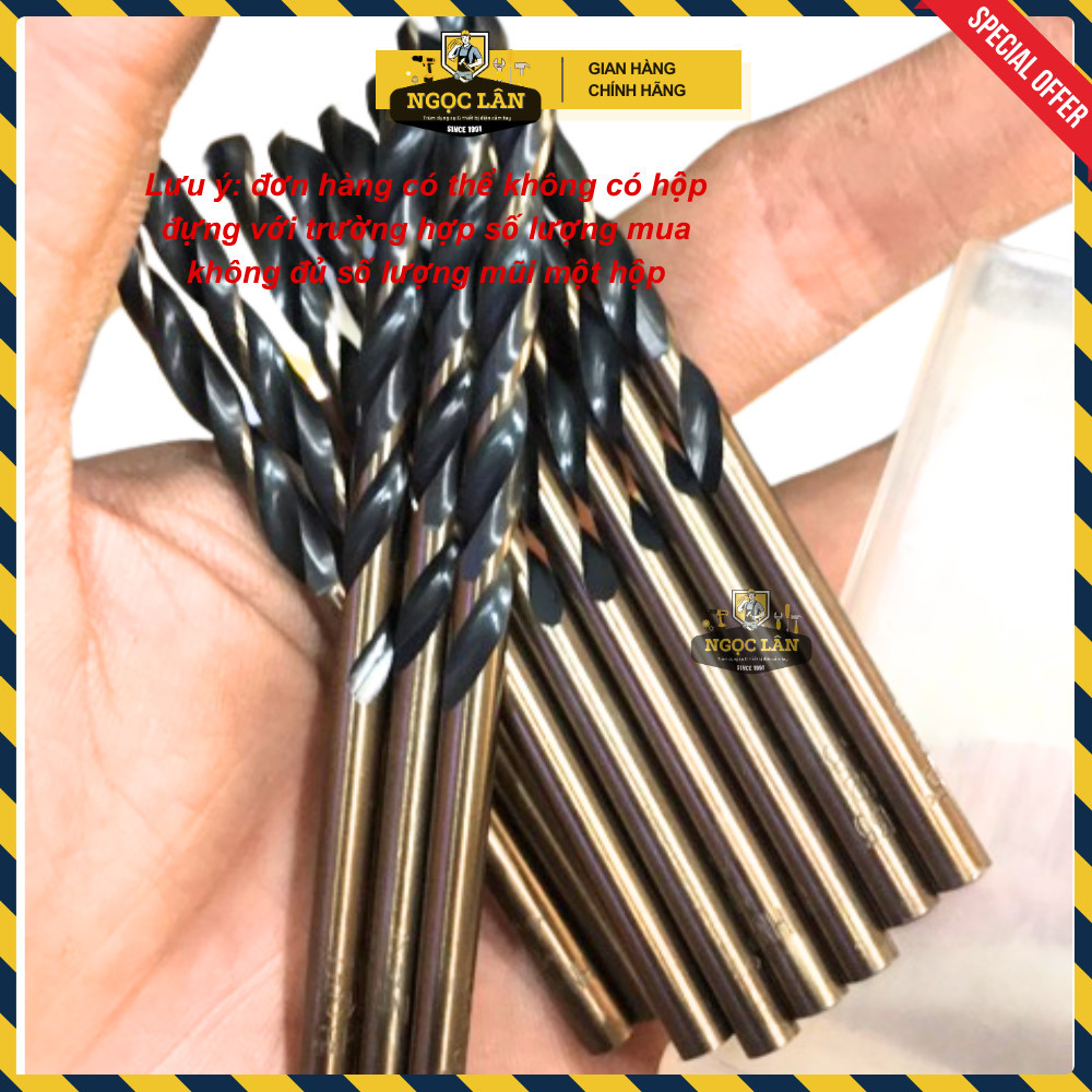 Mũi Khoan inox Pháp Hoàng Nam chính hãng, đủ cỡ từ 1.5-7.5mm - Ảnh 9