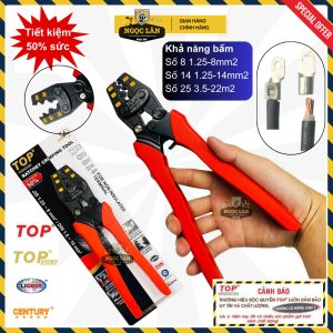 Kìm bấm cos/cote TOP Gold trợ lực 8, 14, 25, nút tăng độ cứng