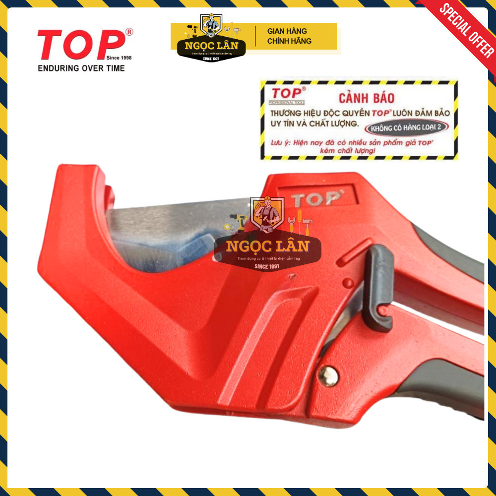Chính hãng TOP Dao cắt ống nhựa 63mm lưỡi tự bung thép SK5 Đài Loan - Ảnh 4