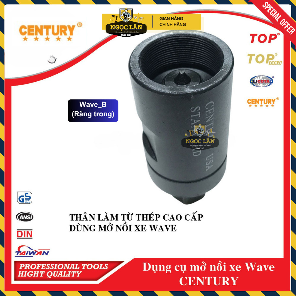 Cảo mở nồi xe máy Century Dream Wave cao cấp - Ảnh 3