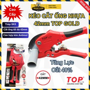 Kéo Cắt Ống TOP GOLD 42mm thép SK5 tăng lực 40% Đài Loan