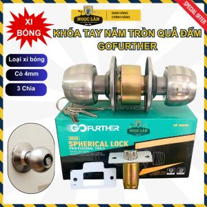 Khóa tay nắm, quả đấm Gofurther xi bóng cò ngắn/dài giá tốt