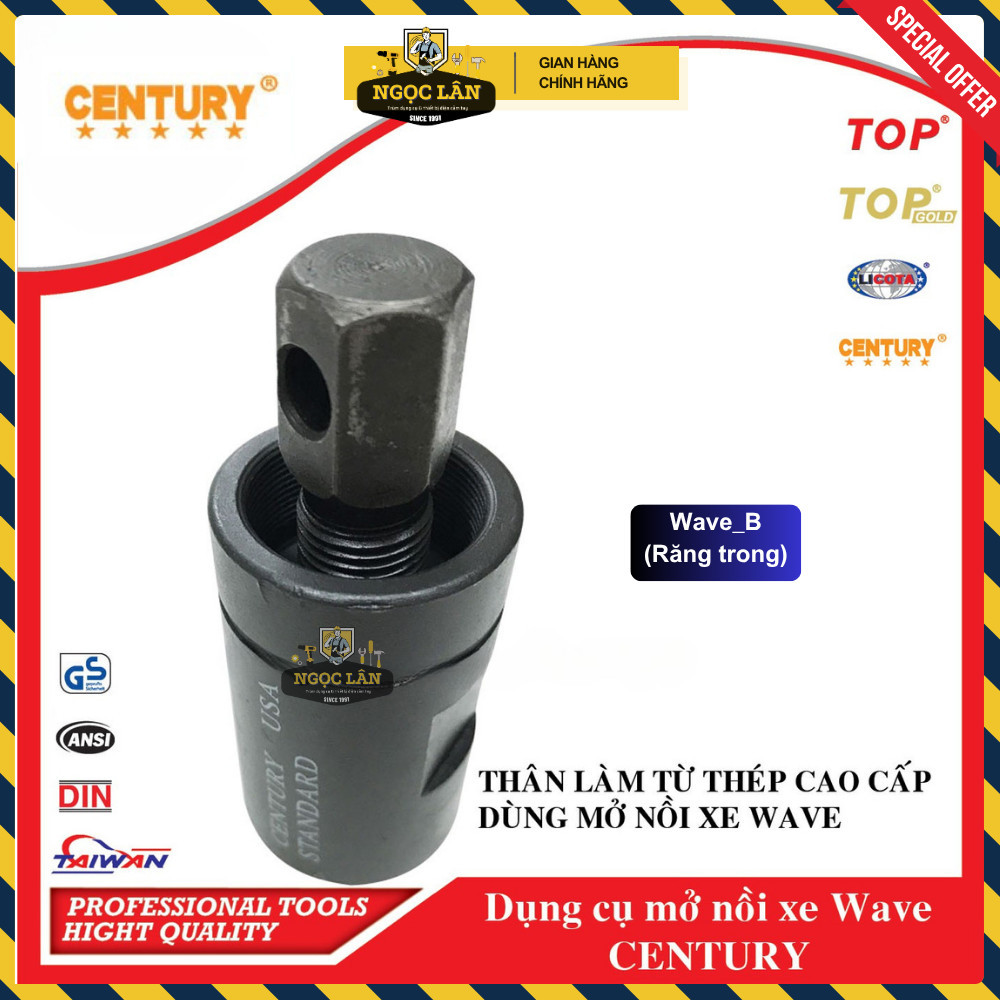 Cảo mở nồi xe máy Century Dream Wave cao cấp - Ảnh 4