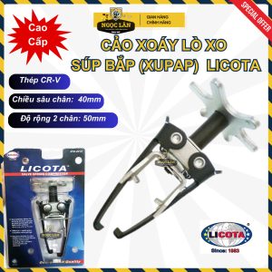 Cảo Xoáy Lò Xo Xupap Xe Máy Ô Tô LICOTA Thép CRV Đài Loan Cao Cấp