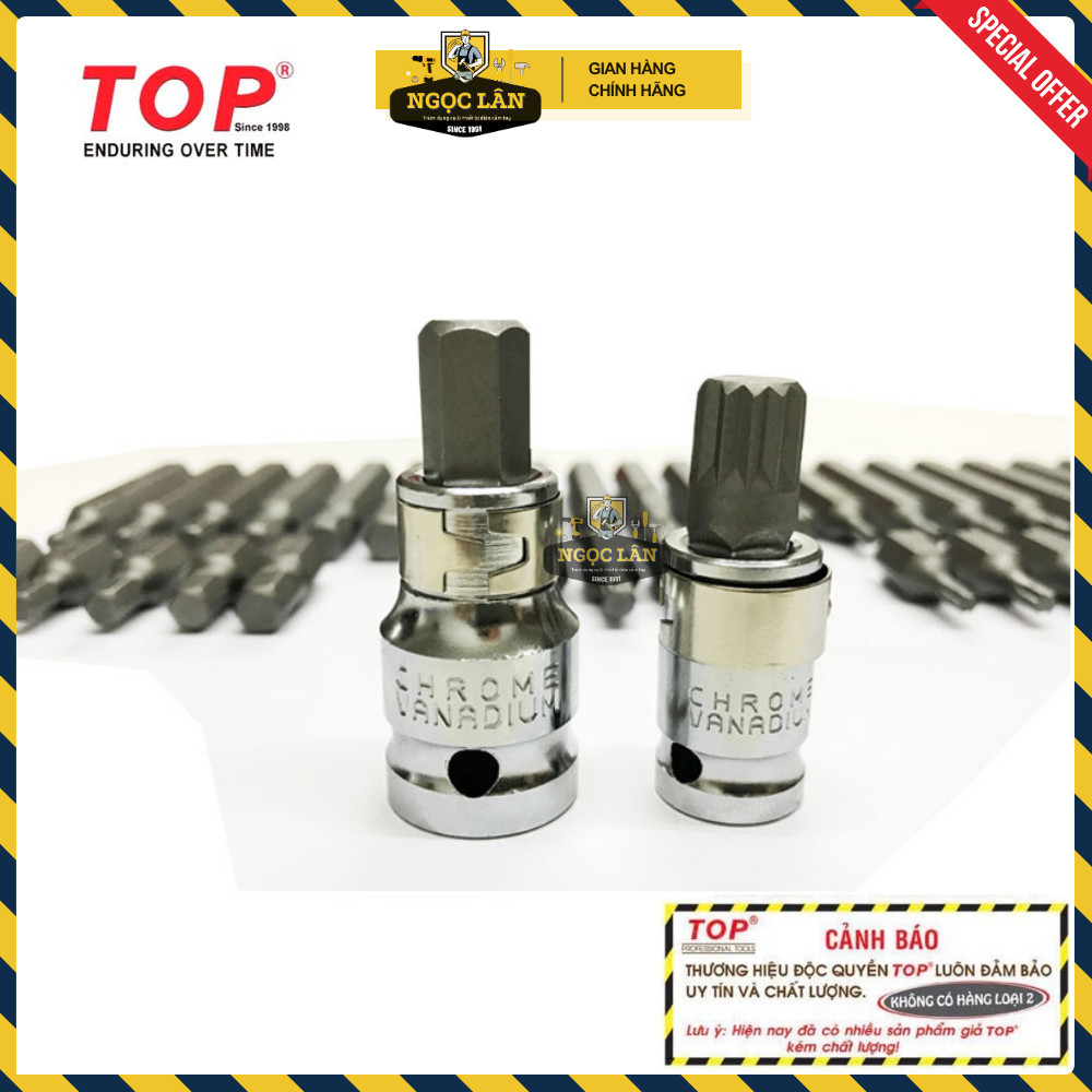 Bộ Đầu Lục Giác TOP 40 món: 38 bit lục giác & bông mai, 2 chuyển - Ảnh 7