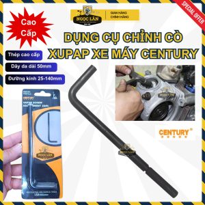 Cần chỉnh xupap xe máy Century chữ L dài 130mm chính hãng