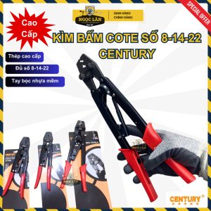 Kìm bấm cos/cote Century chính hãng số 8, 14, 22