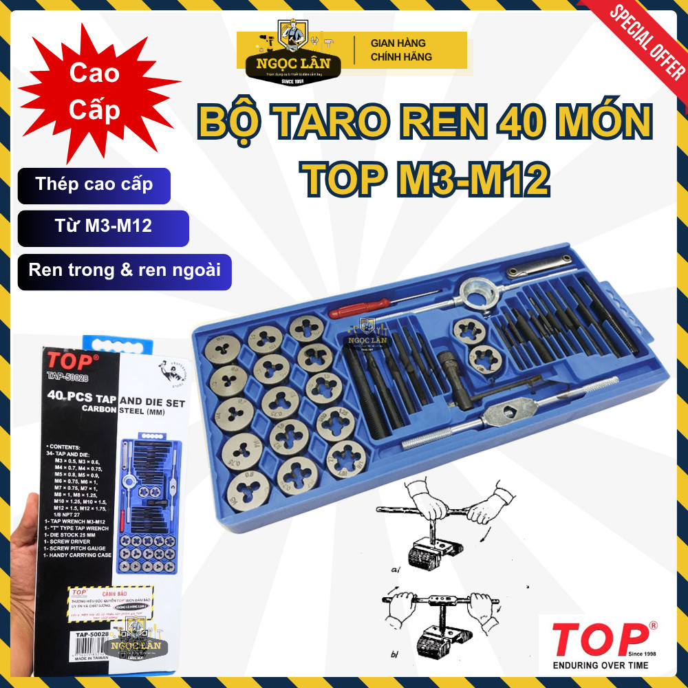Bộ Taro ren TOP 40 món M3-M12 trong ngoài Đài Loan cao cấp