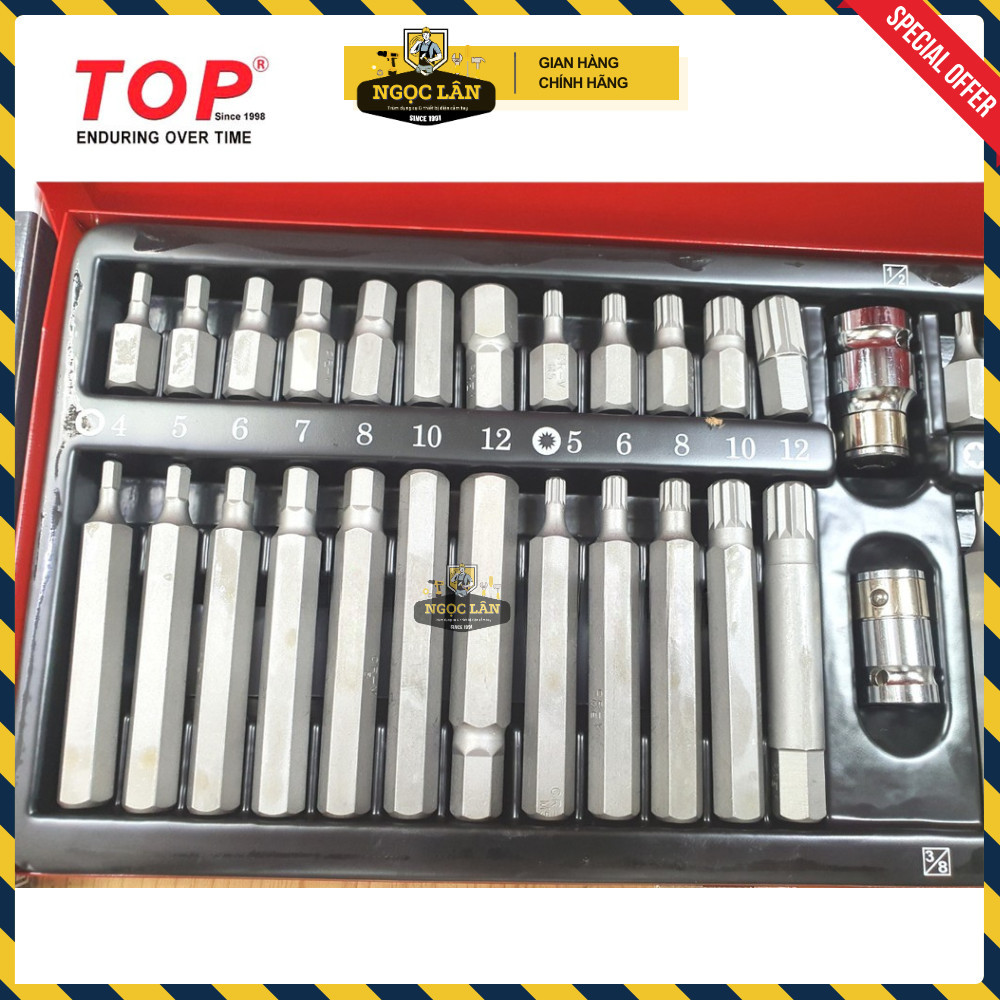 Bộ Đầu Lục Giác TOP 40 món: 38 bit lục giác & bông mai, 2 chuyển - Ảnh 3