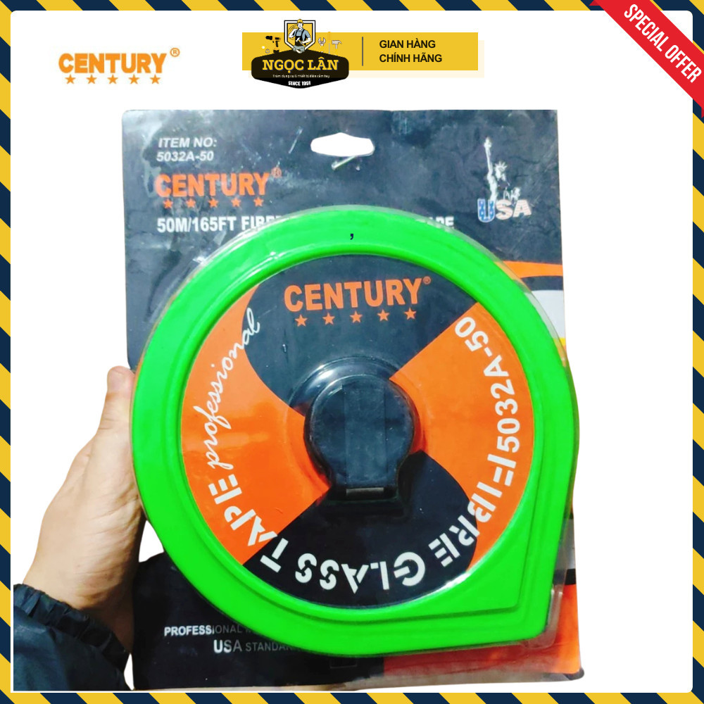Thước Vải Cuộn Century 10-50m Đo Xây Dựng, Đất Đai - Ảnh 9