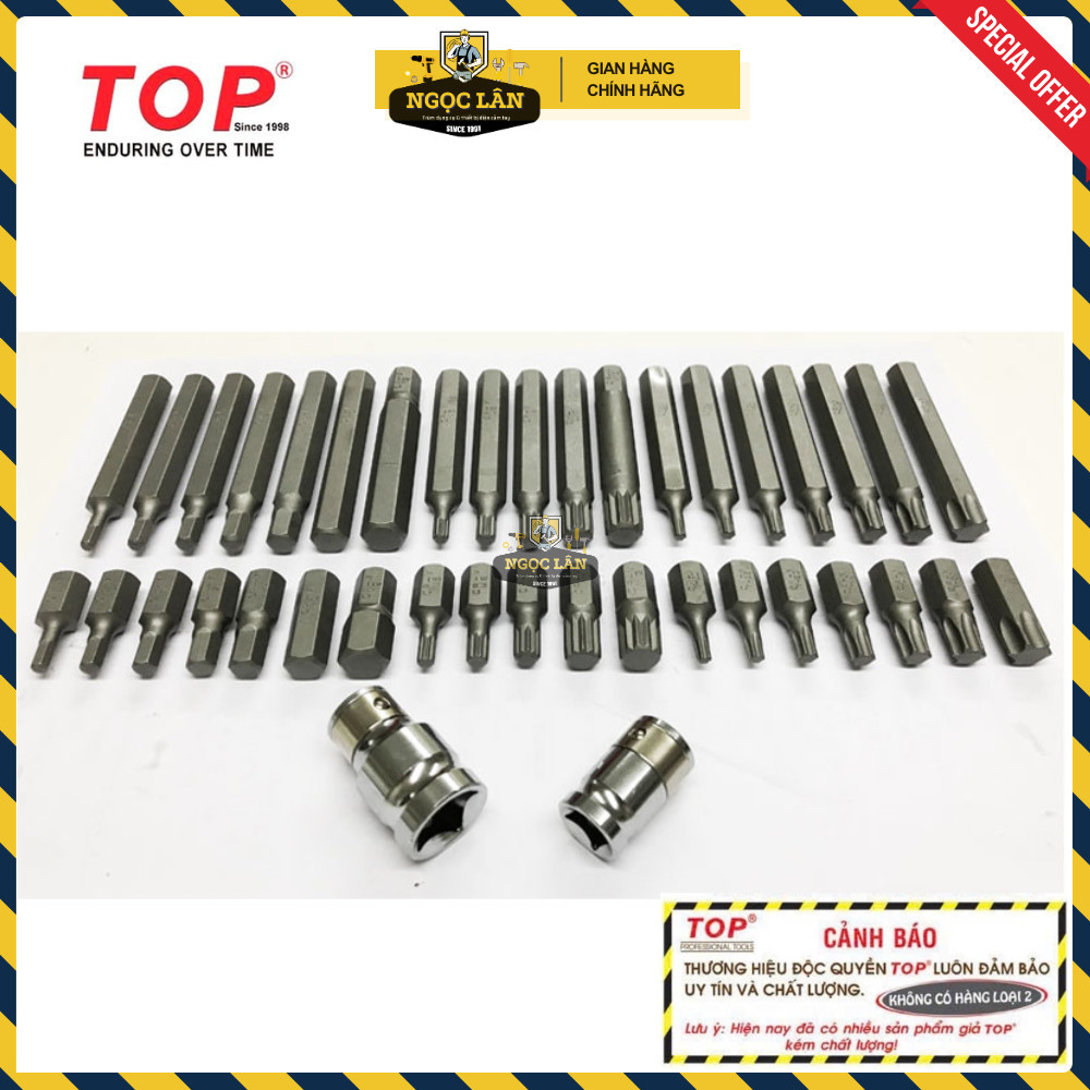 Bộ Đầu Lục Giác TOP 40 món: 38 bit lục giác & bông mai, 2 chuyển - Ảnh 8