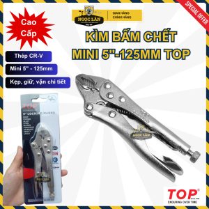 Kìm bấm chết TOP mini 5" (125mm) Đài Loan thép CR-V cao cấp