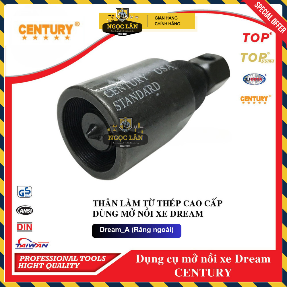 Cảo mở nồi xe máy Century Dream Wave cao cấp - Ảnh 6