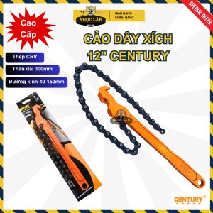 Cờ lê xích CENTURY 12" 300mm thép CRV cao cấp