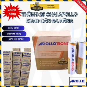 Keo Apollo Bond Đa Năng Siêu Dính, Thùng 25 Chai Chính Hãng